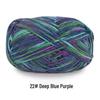 Aou Ou 5-Strand Variegated Milk Cotton Yarn Ball, Floral Medium-Thick, for Baby Scarves and Slippers.