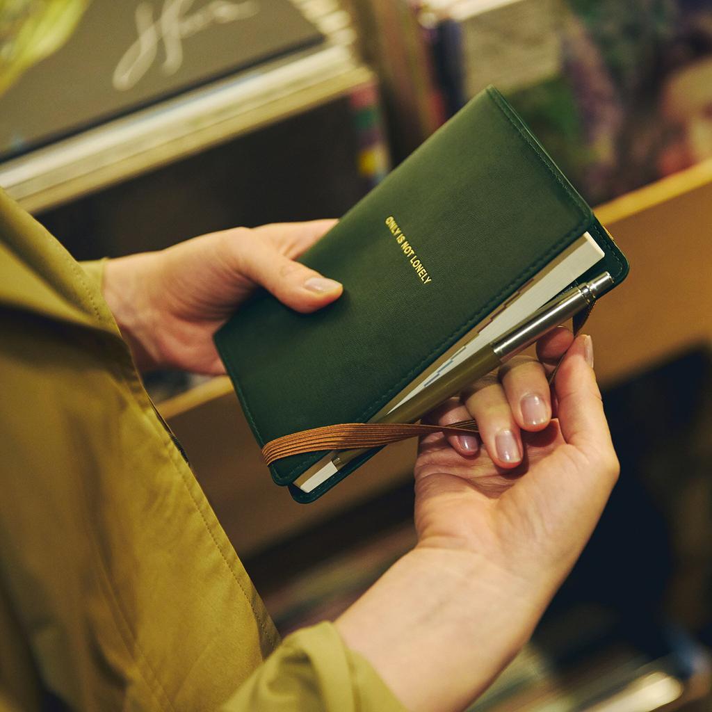 Hobonichi Techo Cover Original A6 Size ONLY IS NOT LONELY (Ivy Green)
