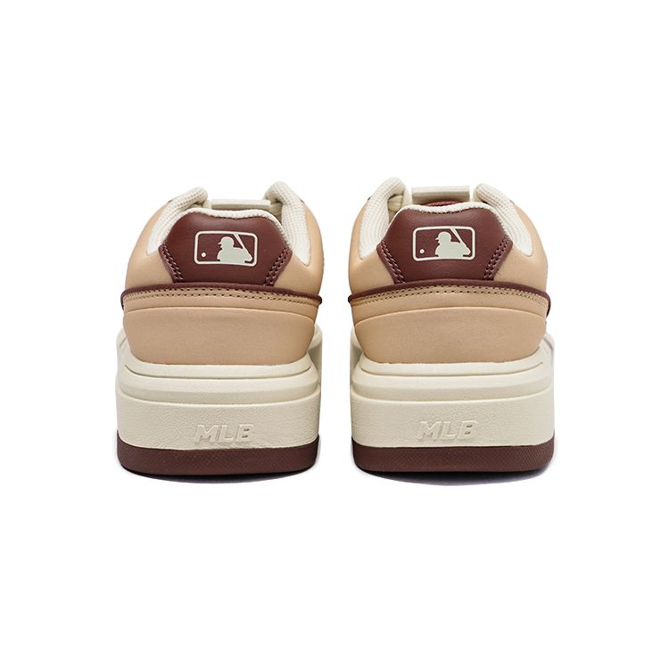MLB Chunky Liner Pelle Sintetica Vintage Suola Spessa Antiscivolo Resistente all'Usura Aumento Altezza Scarpe da Skate Basse Unisex sneaker 3ASXCA12N-43BGS