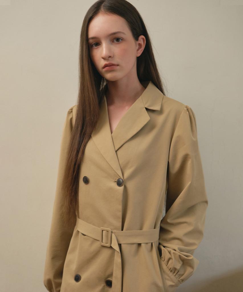 Aueonoseuteljia Louvre Trench Dress_Beige(O25-Ops03)