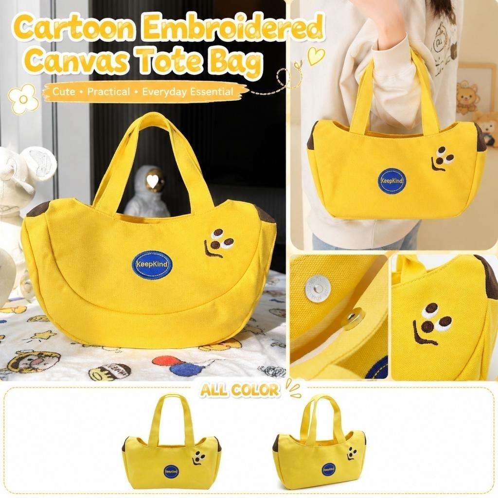Embroidery Handbag - Small Bag for Women, Workers and Moms for Daily Outings
