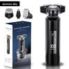 Men's Electric Shaver & Beard Trimmer: Aluminum, Full Body Washable, Digital Display
