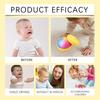 Colorful Steamed Bun Squeeze Toy Soft Realistic Simulated Bun Shape Sensory Toy Non-Sticky Quick Rebound Stress Relief Toy for Kids