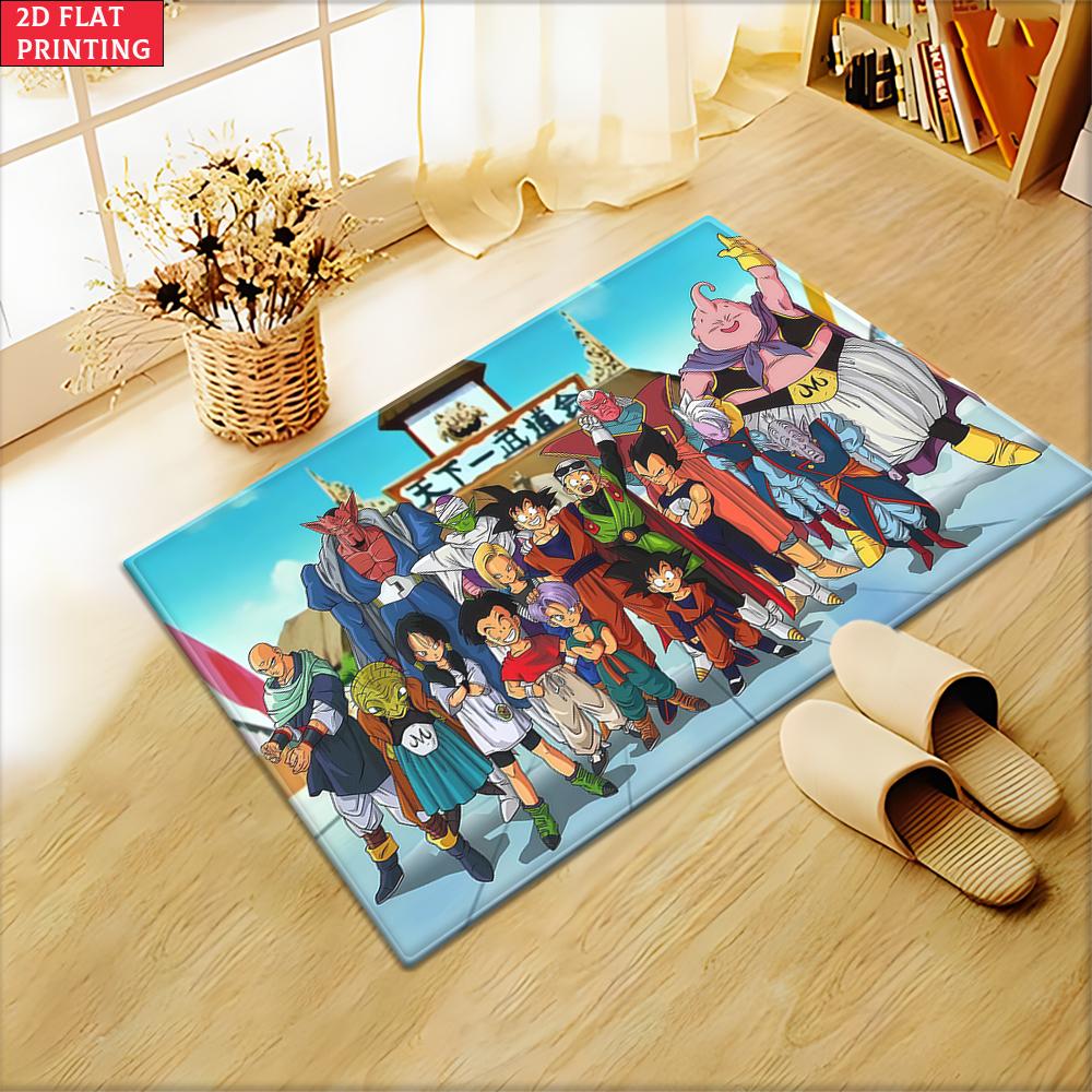 Anime Martial Arts Tournament Doormat,2D Print Absorbent Floor Mat,Entrance Rug for Bathroom Living Room Kitchen Home Decor Gift