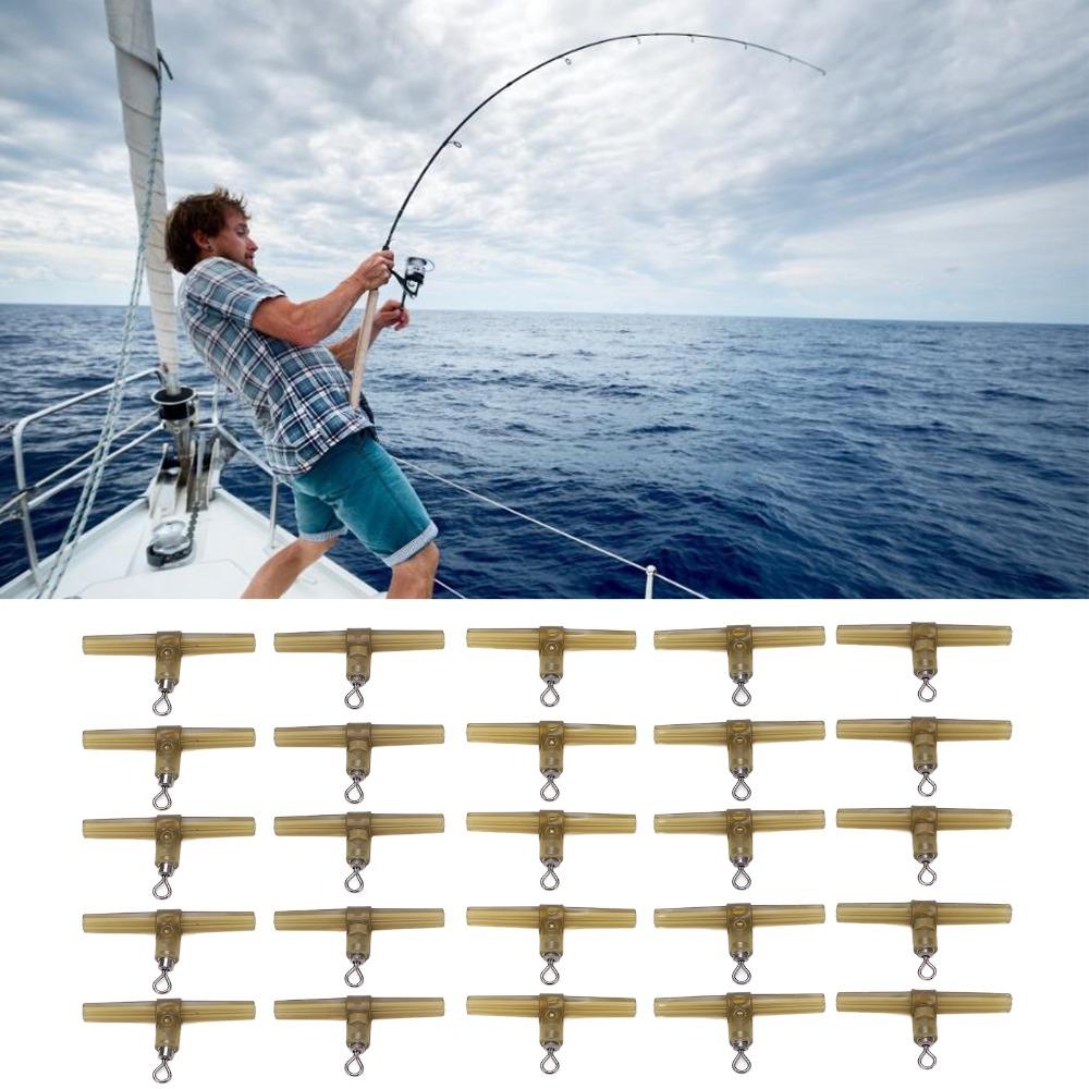 15PCS Inner 1.5mm Anti Twist Sleeves Plasstic Carp Hook Link  Carp Fishing