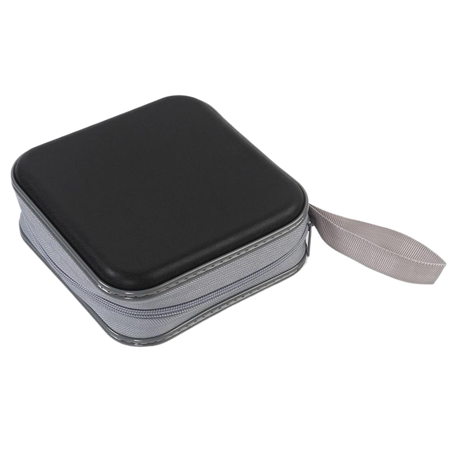 

CDs Case DVD Holder Storage 48 Capacity DVD Cases Organizer Portable Wallet Storage CDs Plastic Protective Carrying Binder чёрный