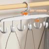 360-degree Rotating Clothes Hanger Holder Sling Scarf Underwear Storage Rack Wardrobe Organizer