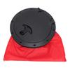 Black Deck Plate Kit Round Deck Hatch Cover with Red Waterproofing Bag for Kayak Boat Fishing Rigging 8 Inch