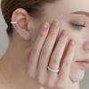 Silver925 Basic Pave Ear Cuff (1 pc)