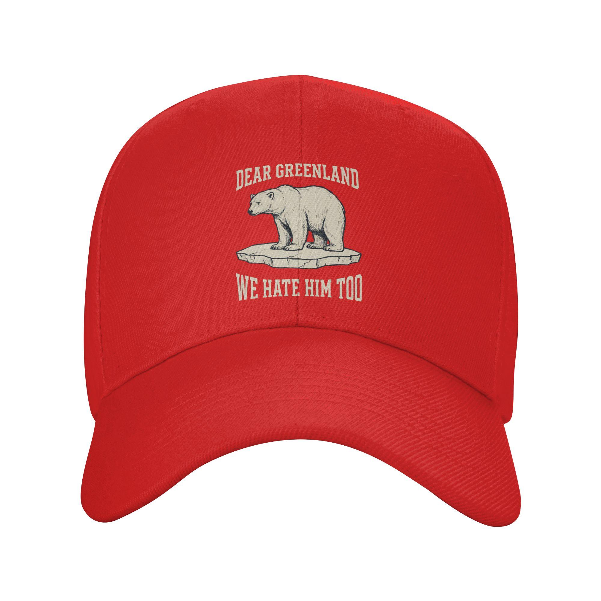 Greenland Bear Sun Baseball Cap  Spring Fashion Trucker Hat For Couple Women Outdoor Sport Baseball Caps One Size