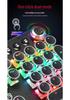 Meishang E-Clan 820A Retro Punk Electroplated Luminous Mechanical Gaming Keyboard