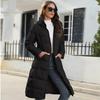 Giacca invernale da donna in cotone con cappuccio Piumino caldo in cotone