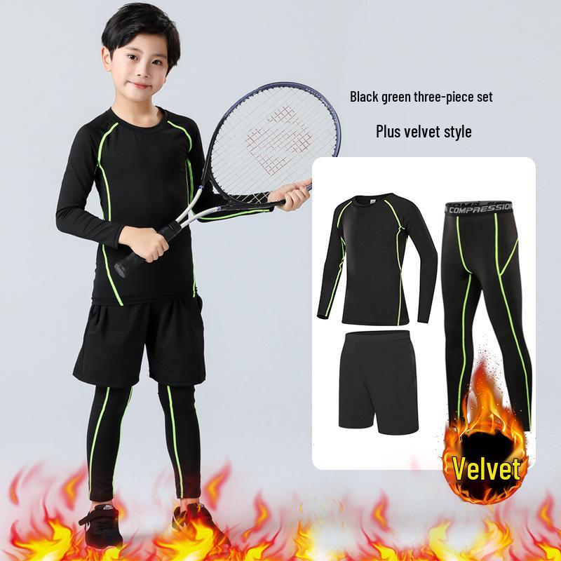 Kinder Schnelltrocknende Sport-Basisschicht: Body für Basketball, Fußball und Fitness - Ideal für Herbst/Winter.