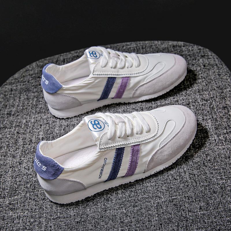 

Women s Shoes 2026 New Fashion Concise Casual Shoes Comfortable Breathable Sneakers Non Slip Lace-up Shallow Vulcanized Shoes 35