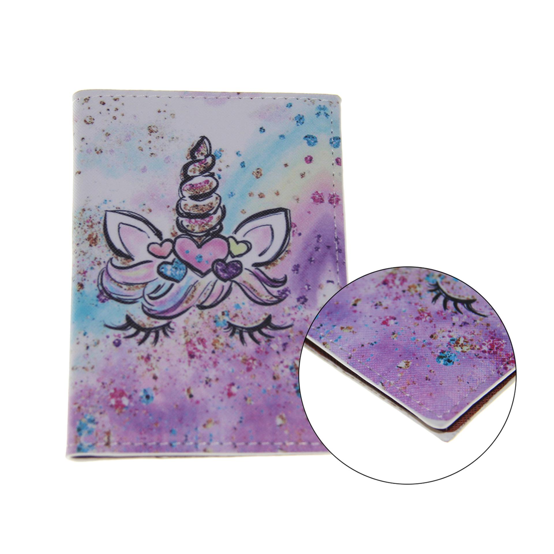 

New Unicorn series waterproof passport bag, student ID holder