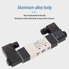 Airtac 3-Position 5-Way Pneumatic Solenoid Valve CN plug (adapter included)