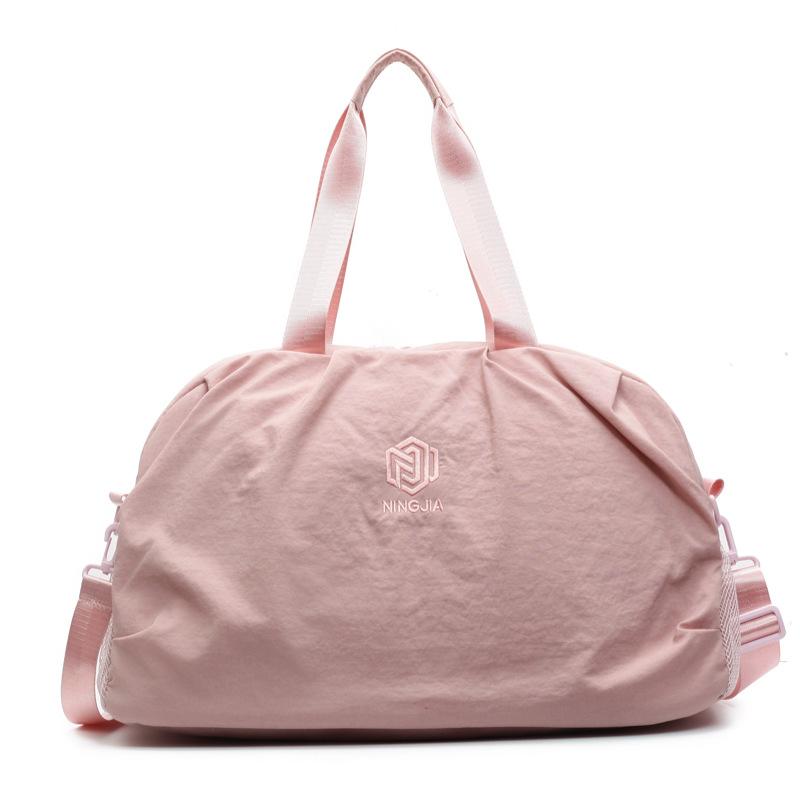 Dry-wet Separated Women's Sports Bag, Casual Fitness Yoga Bag, Simple and Fresh, Short Trip Hand-held Travel Bag