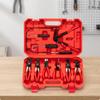 9 Pieces LongReach Hose Clamp Plier Kit | Coated Comfortable Grip, Automotive Pliers Set,