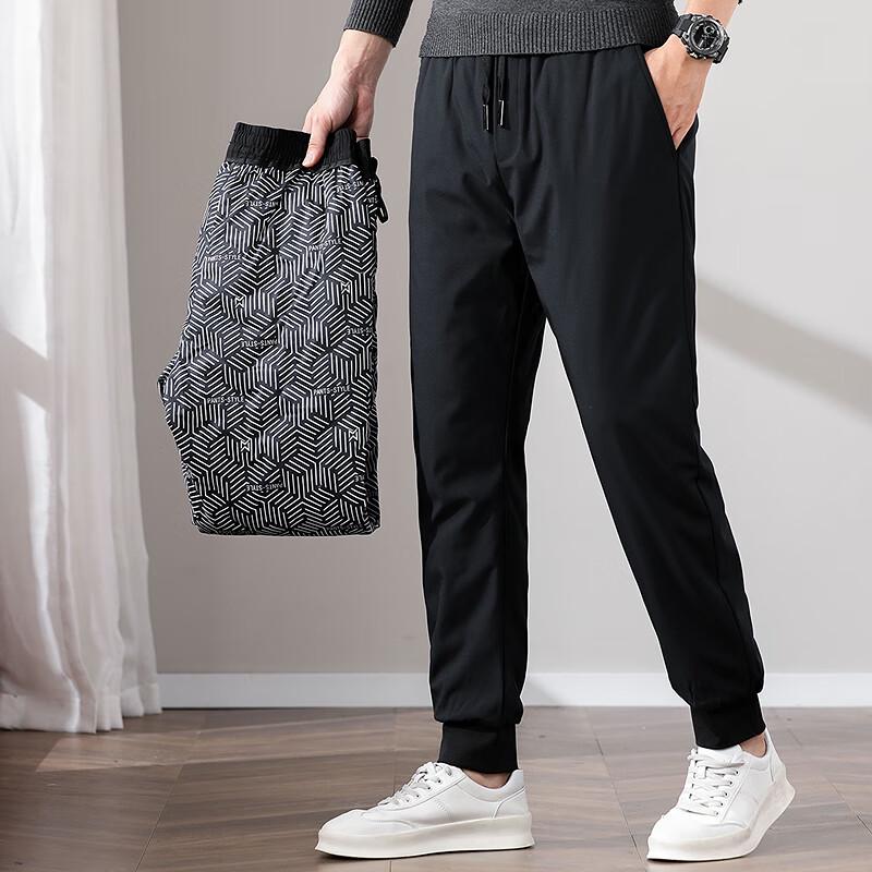 

FAPAI Men s Winter Cuffed Down Pants L