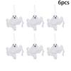 6/12/24PCS Halloween Ghost Banner Hanging Decor Creepy Spooky Ghost Prop For Party Halloween Decoration