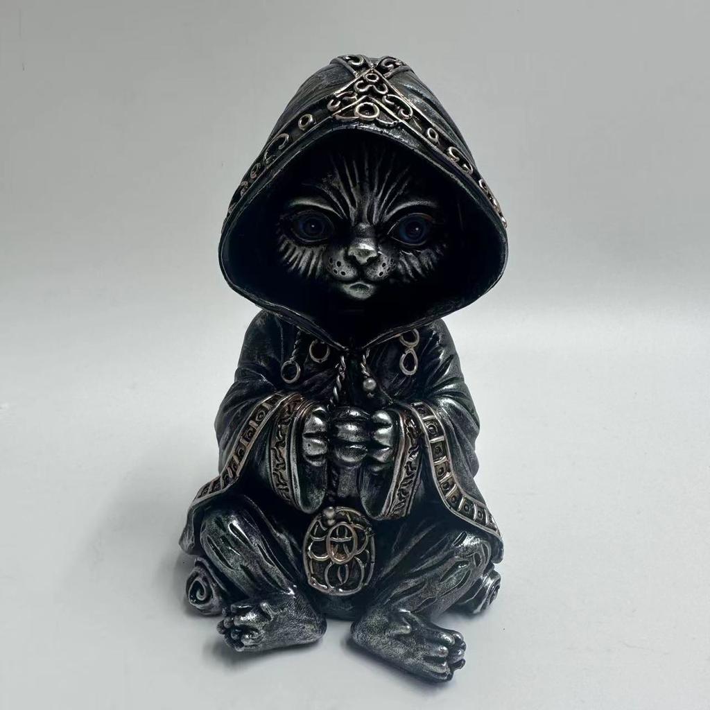 Cheap Sale Knight Gnomes Guard Skull Magic Cat Resin Car Office Home Decoration Action Figures Toys