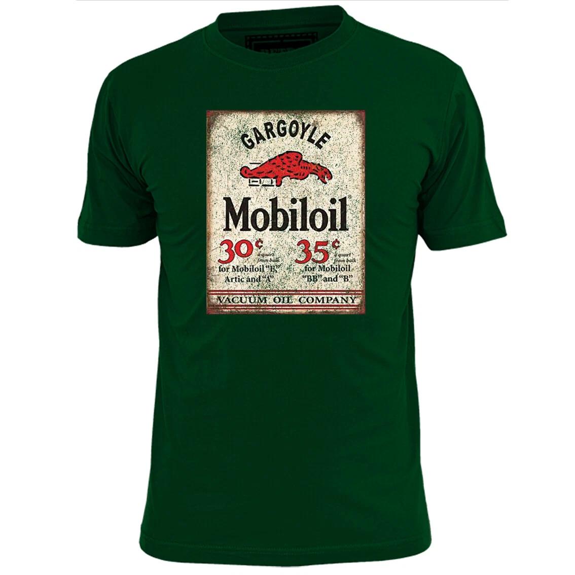 Mens Gargoyle Vintage Motor Oil T shirt Retro Petrol Gas S