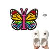 Cross-border Cute Detachable PVC Shoe Ornaments: Butterfly, Letter, Cartoon Designs for Festival and Party Shoes