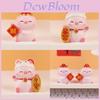 Cartoon Pig Luck Decor Resin Miniature Desktop Ornament For Home Office Gifts