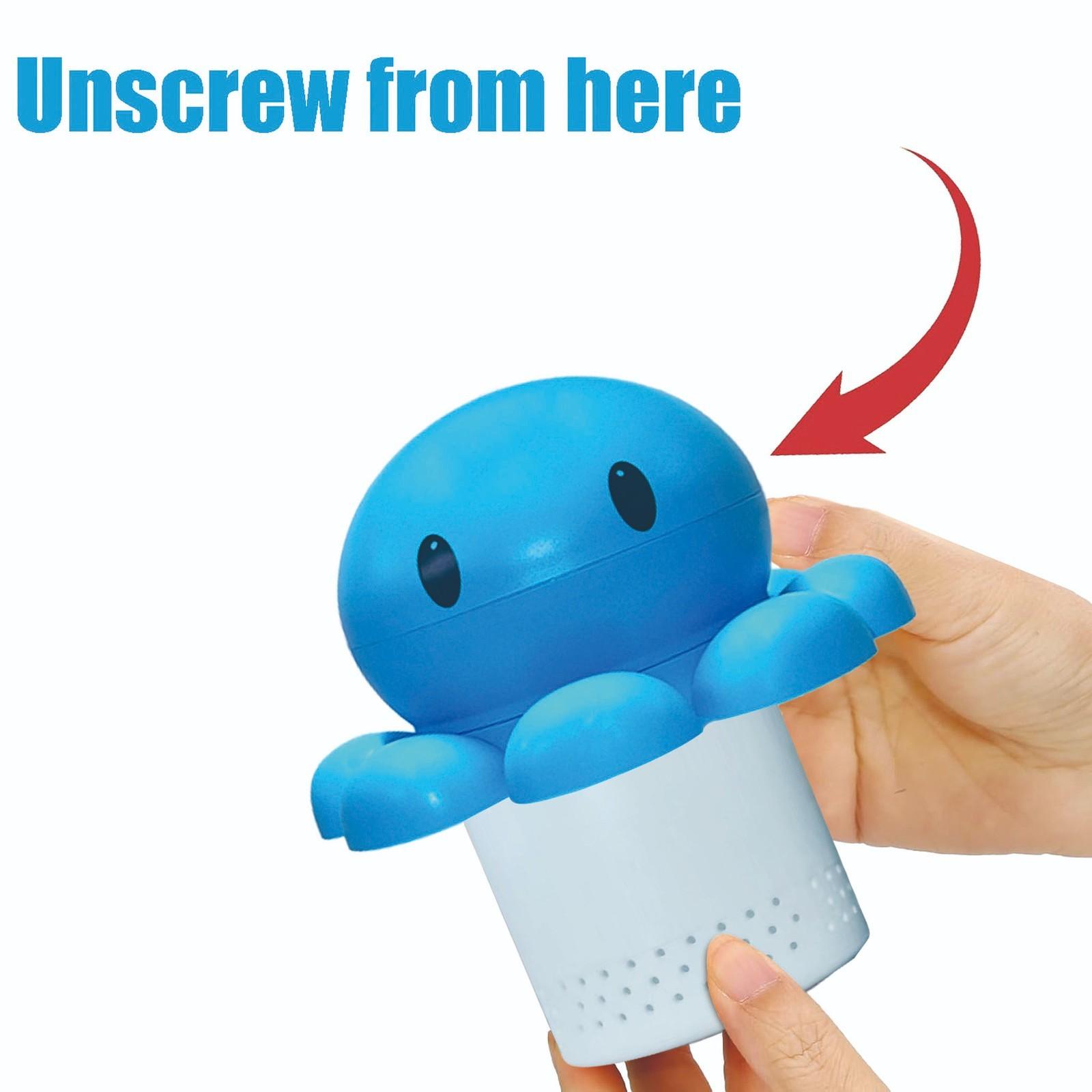 

Дозатор хлора для бассейна Осьминог Держатель таблеток хлора Дозатор таблеток хлора для крытого и открытого бассейна, гидромассажной ванны