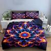 Mandala Art Decorative Set Soft Comfortable Duvet Cover Bedding Set Included 1*Duvet Cover & 2*Pillowcases, Gift