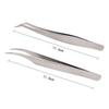 Lashie - Set of 2: Stainless Steel Eyelash Tweezers (Various Designs)