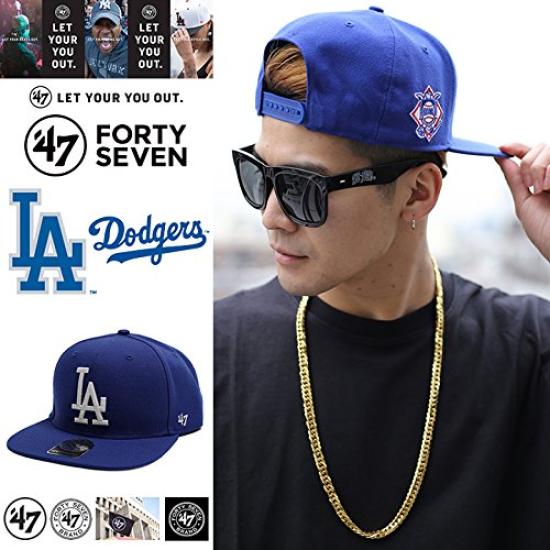 DODGERS SURE SHOT CAPTAIN ROYAL Baseball Cap by Authentic MLB Los Angeles Dodgers [B-SRS12WBP-RY] '47 47BRAND,