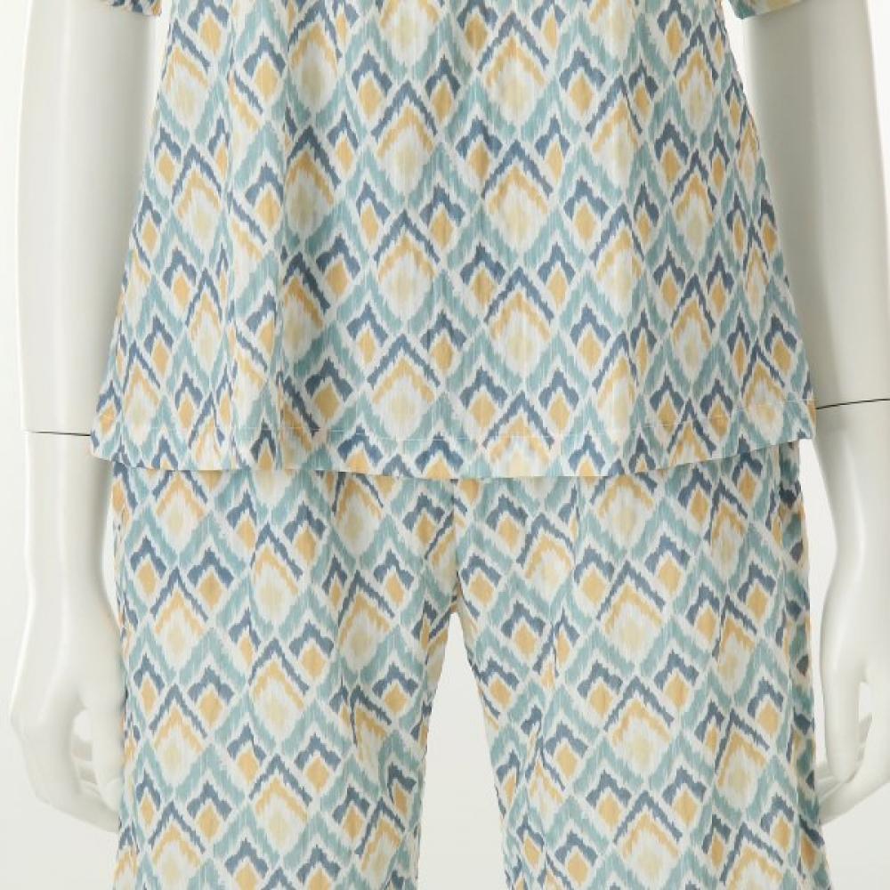 Venus Women Pajama Top Geometric Print Vevs118w