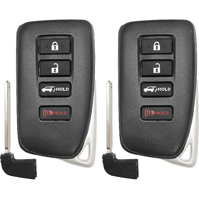 Smart Key Replacement for 2015-2019 Lexus NX200T NX300 H LX570 4-Button Remote FCCID:HYQ14FBA (AG Board 2110) ;By Auto Key Max (1)