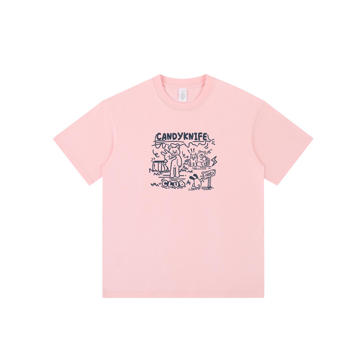 

Женская футболка ретро с коротким рукавом - Тренд лета 2024 2XL розовый