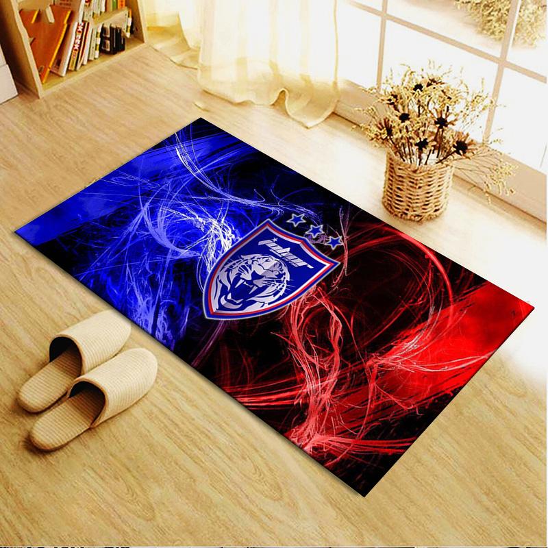 Johor Darul Ta'zim FC Carpet Rug for Living Room Bedroom Home Sofa Decoration,Kids play Non-slip Floor Mat