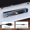Kabelové USB Výkonný počítačový reproduktorový panel Stereo subwoofer Basový reproduktor Prostorový ozvučovací box LED Pro PC Laptop Telefon Tablet MP3 Bluetooth reproduktor