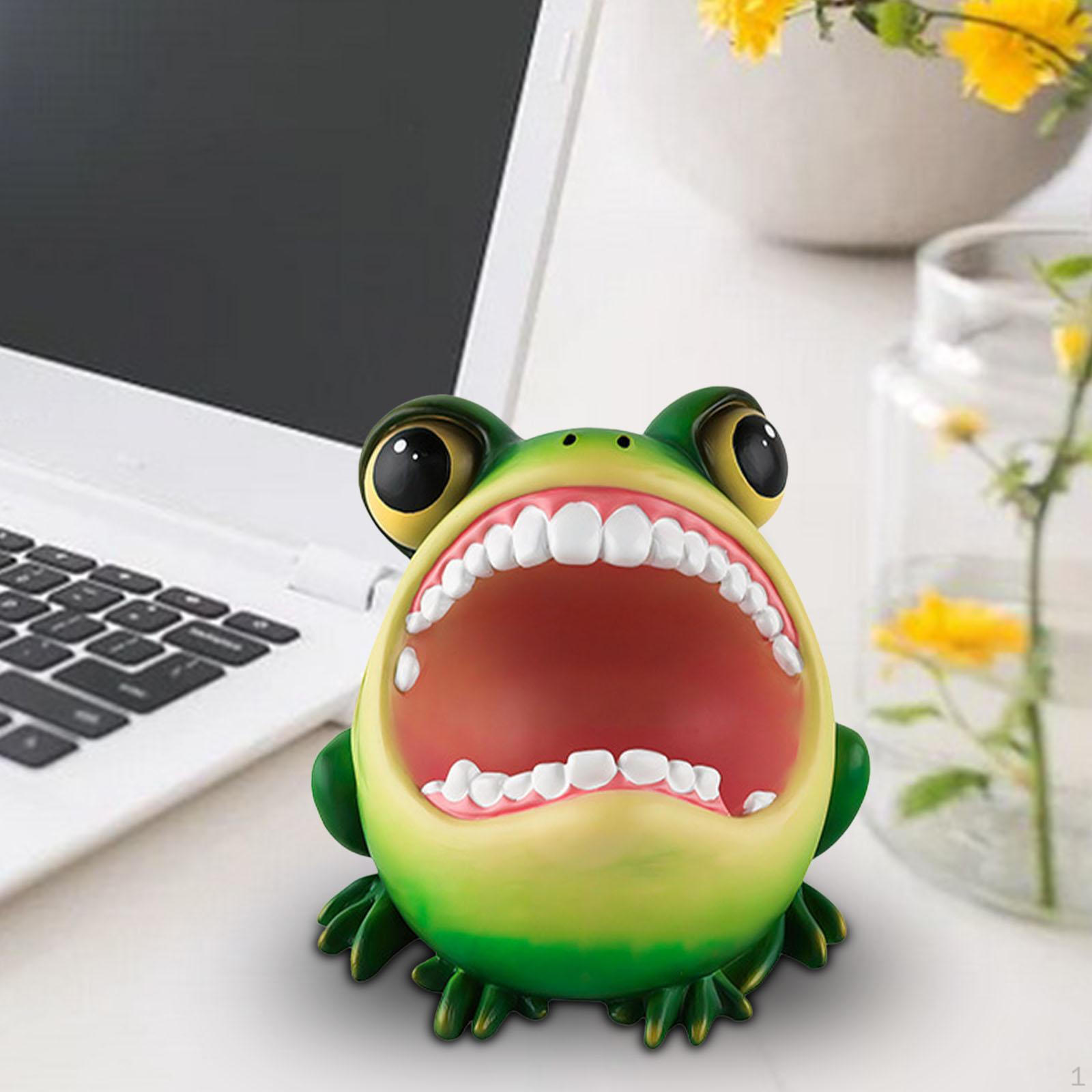 

Контейнер для зберігання попелу, мультяшна жаба, прикраса для дому, 10,5 см x 9,5 см x 8,5 см 10.5cmx9.5cmx9.5cm