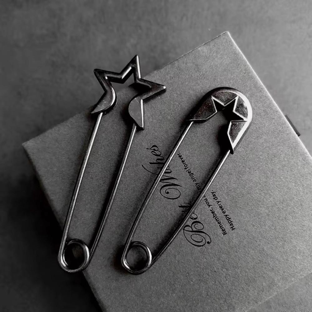Adjustable Retro Large Pins Fixed Needle Clothing Metal Safety Pins Lapel Pin  Hat Coat Accessory