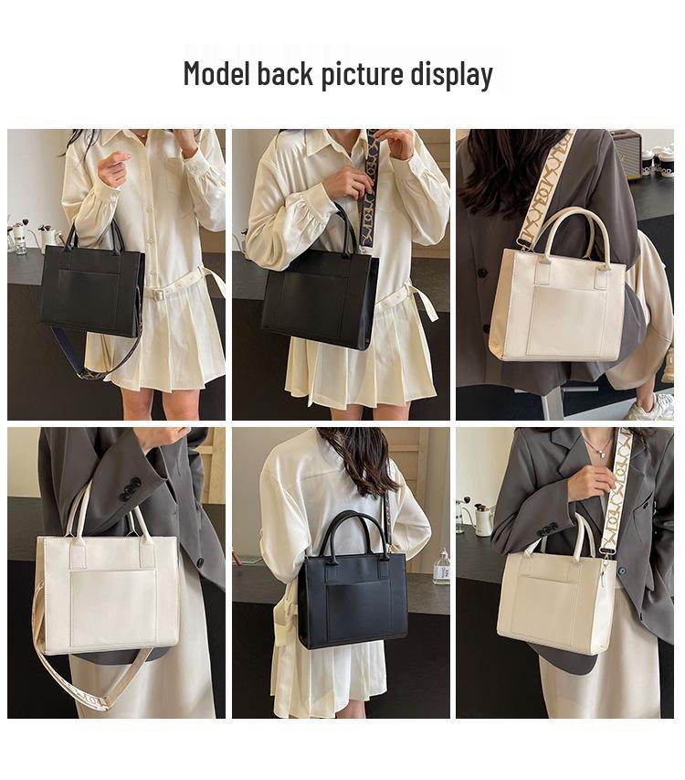 Women's Trendy High-End Bucket Bag - 2024 Spring/Summer Fashion Single Shoulder Crossbody in Solid Color