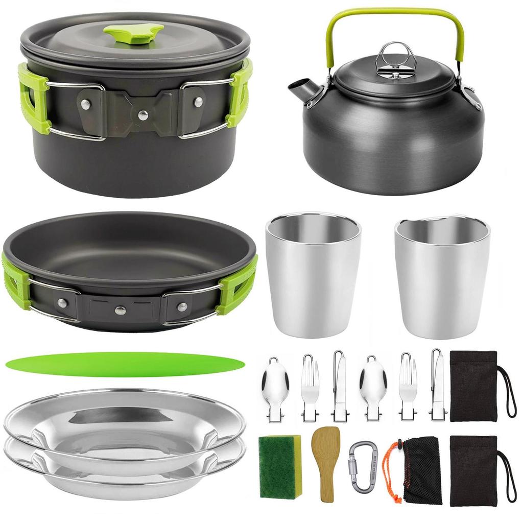 hiking cooking set