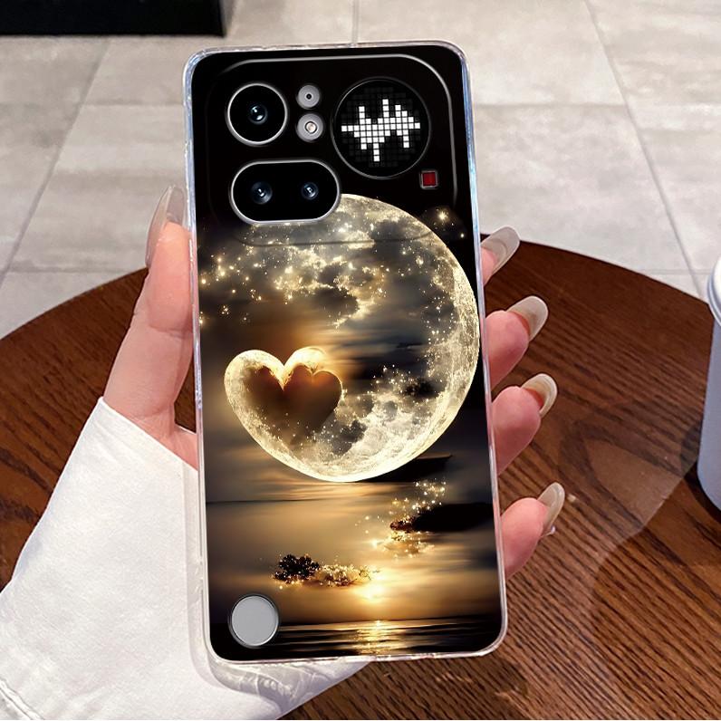Für Nothing Phone 4a Pro Hülle Klar Luxus Niedlich Liebes Hase Lustig TPU Weiches Silikon Rückseite Für Nothing Phone4A Pro Gehäuse