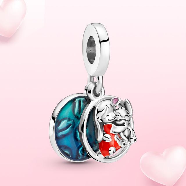 100% 925 Sterling Silver Přívěsek Millenium Falcon Falcon Přívěsek Fit Originální módní šperky Dámský náramek DIY dárek