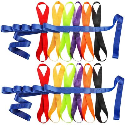 Children' S Safety Walking Ropes 2 Pack With 12 Colorful Handles- Ideal For Outdoor Daycare Settings For Preschoolers