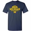 Basketball Hype University of Michigan Wolverines Licensed Mens T-Shirt Unisex