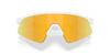 Oakley Resistor Sweep Matte White Prizm 24K 90151128 0OJ9015 Sunglasses, 128mm, Gold,