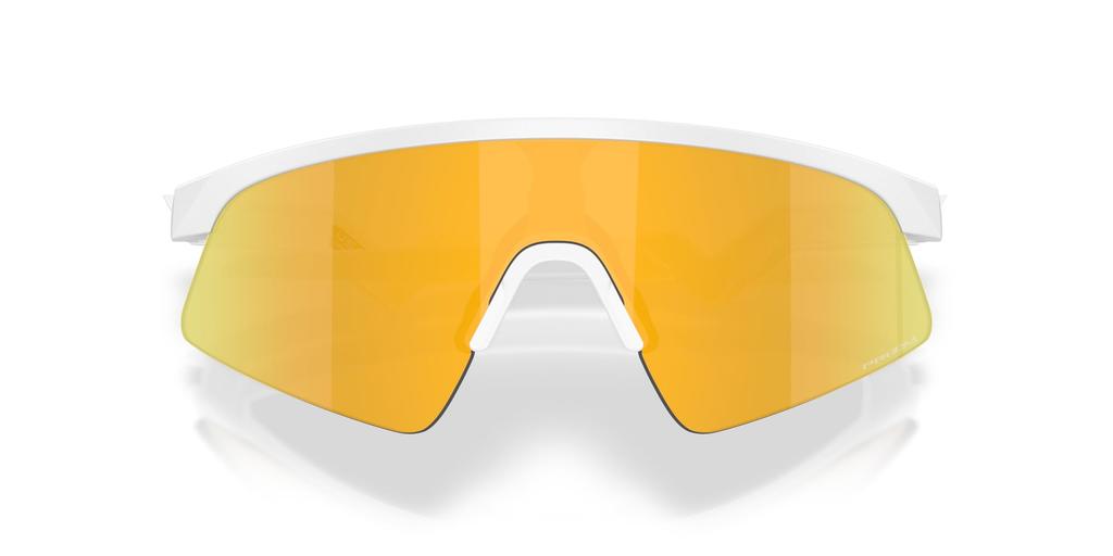Oakley Resistor Sweep Matte White Prizm 24K 90151128 0OJ9015 Sunglasses, 128mm, Gold,