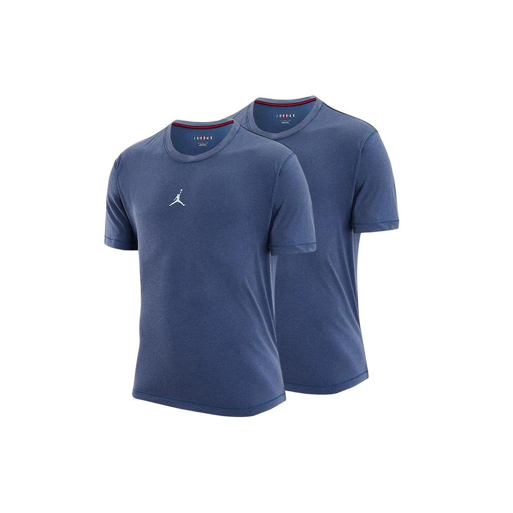 Jordan Drop Shoulder Sleeve T-Shirt Men's Blue (Unisex) T-Shirts DH8922 493