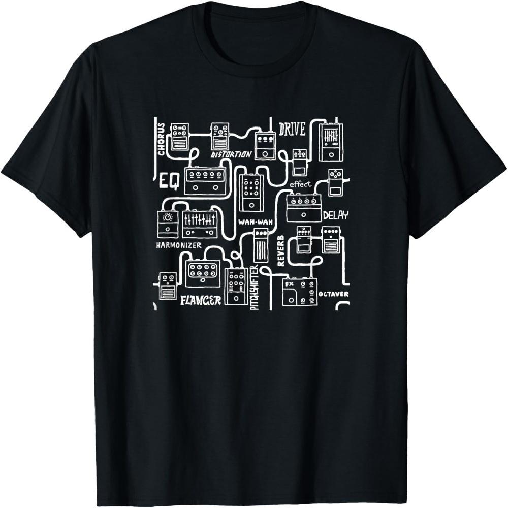 

Guitar Pedals Board T-Shirt XXXXXL чорний