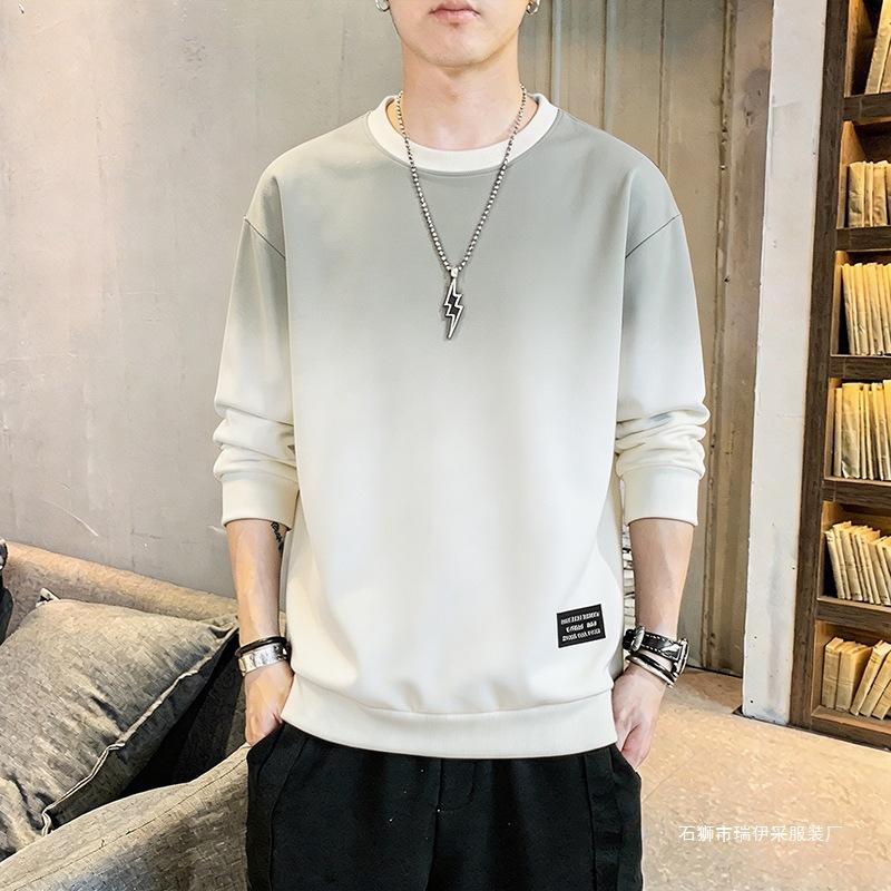 Men S Loose Long Sleeve Pullover Sweatshirt For Young Men